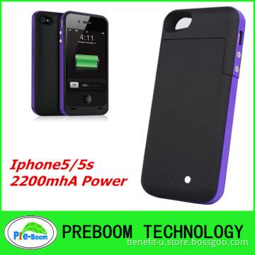 Free Shipping, for iPhone 5 5s Power Bank Case with High Quality 8 Colors Available